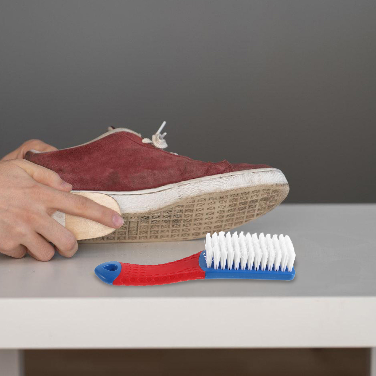 Sneaker Care Clean - 2 escovas para sapatos, com cerdas