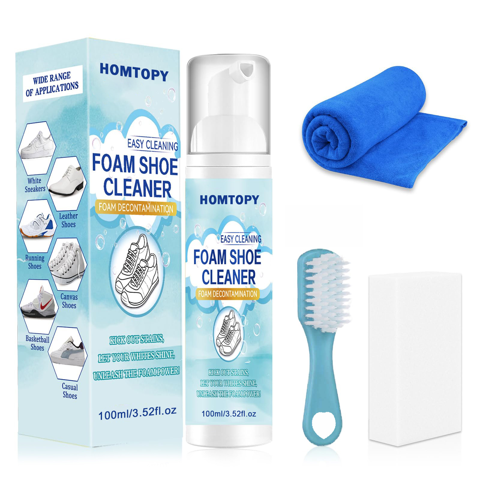 Sneaker Care Kit - Kit de limpeza de sapatos, limpador